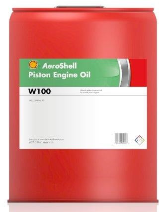Aeroshell Piston Engine Oil W100 - 1 x 55 Gallon Drum - AUD 38.21 per Gallon